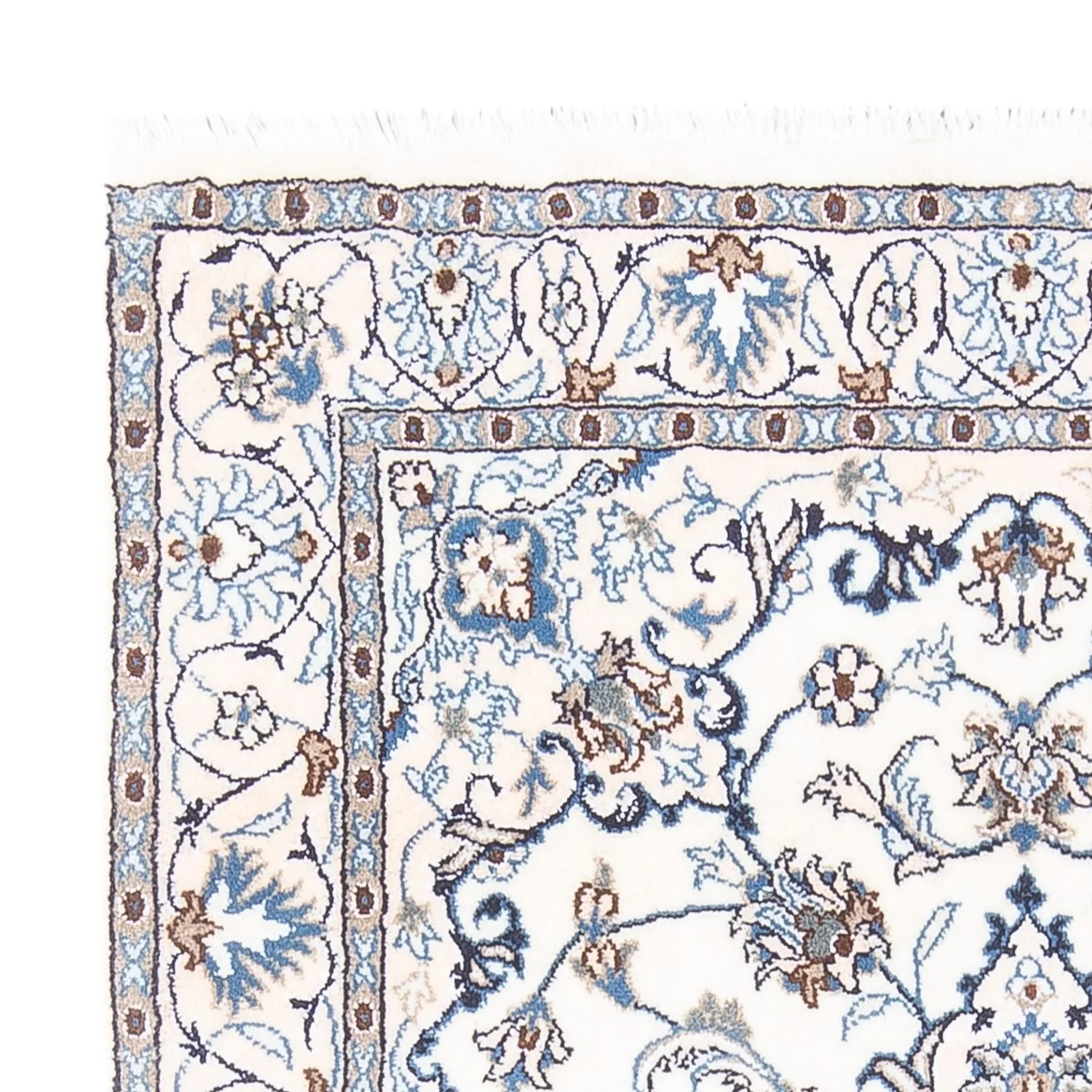 Perserteppich - Nain - 188 x 116 cm - creme - Image 3