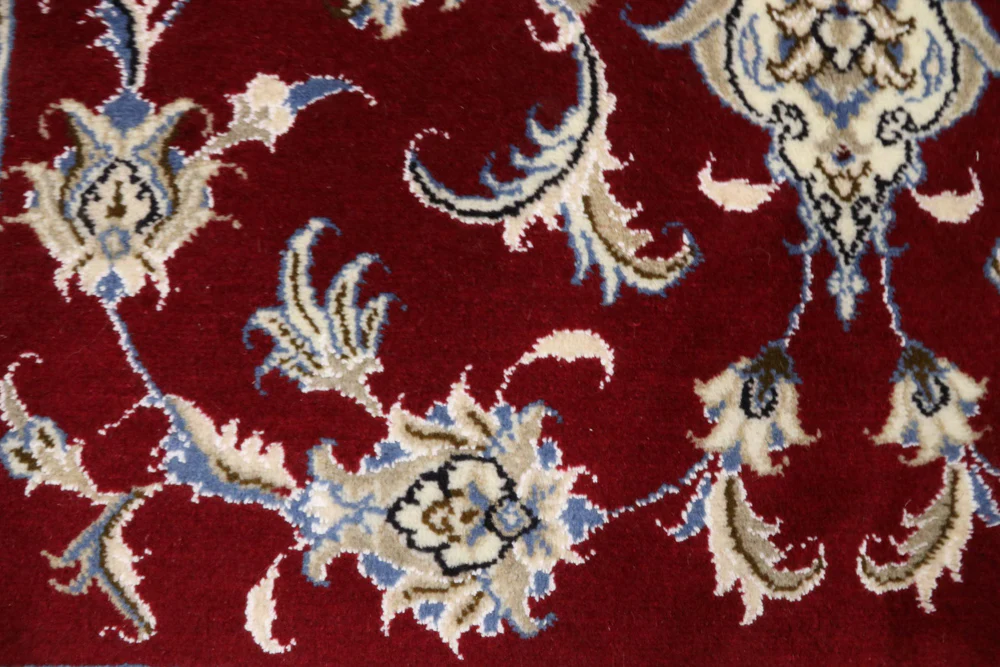 Perserteppich - Nain - 195 x 118 cm - rot - Image 5