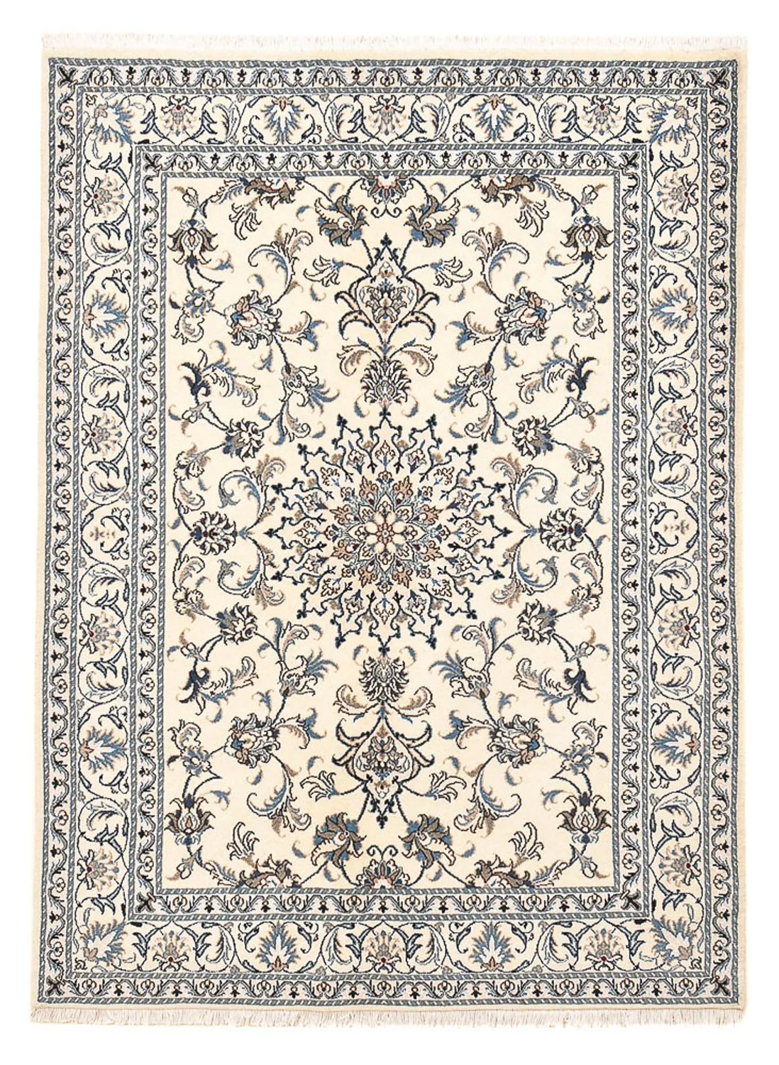 Perserteppich - Nain - 195 x 150 cm - hellbeige
