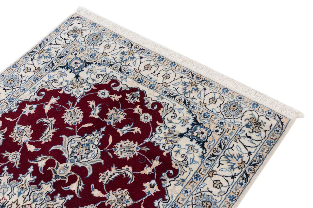 Perserteppich - Nain - 200 x 120 cm - rot - Image 4