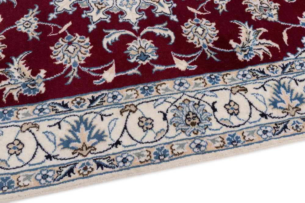 Perserteppich - Nain - 200 x 120 cm - rot - Image 5