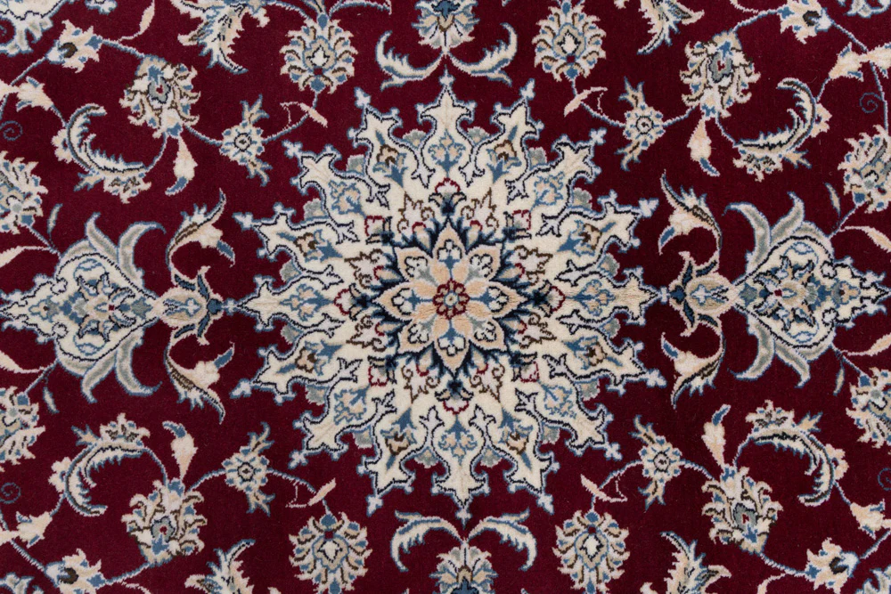 Perserteppich - Nain - 200 x 120 cm - rot - Image 8