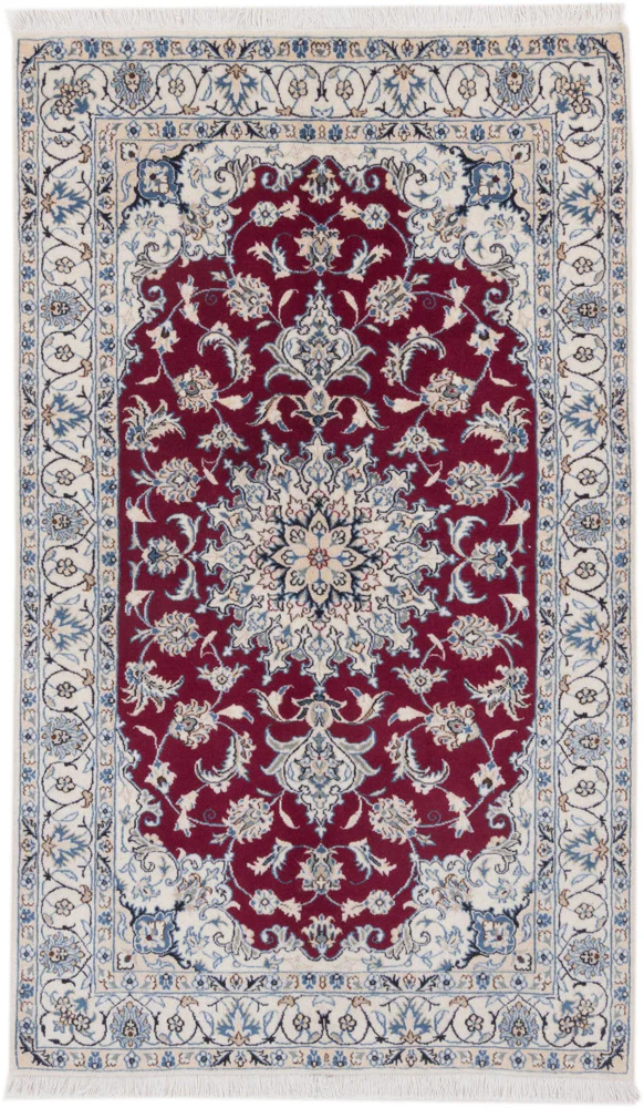Perserteppich - Nain - 200 x 120 cm - rot