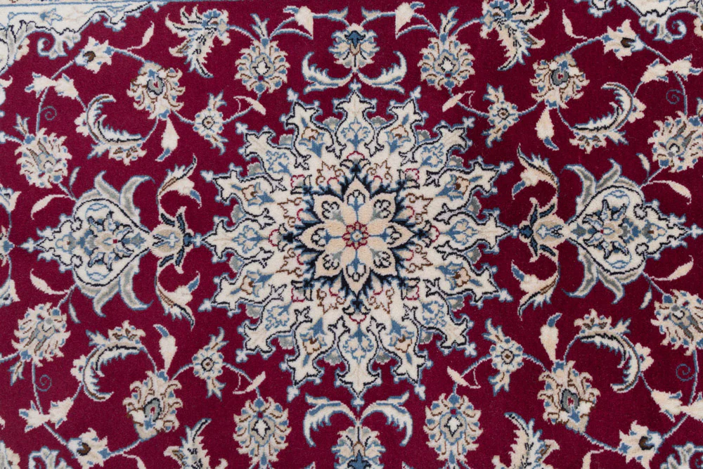Perserteppich - Nain - 200 x 120 cm - rot - Image 8