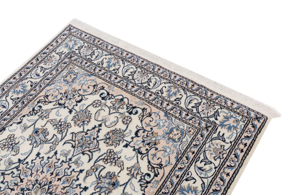 Perserteppich - Nain - 200 x 147 cm - creme - Image 4