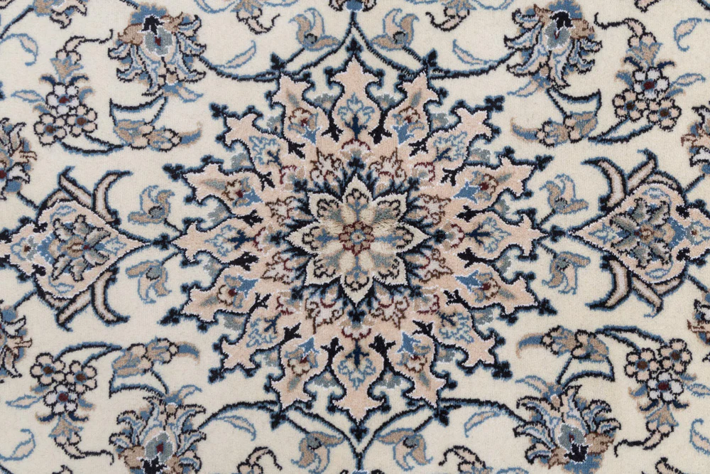 Perserteppich - Nain - 200 x 147 cm - creme - Image 8