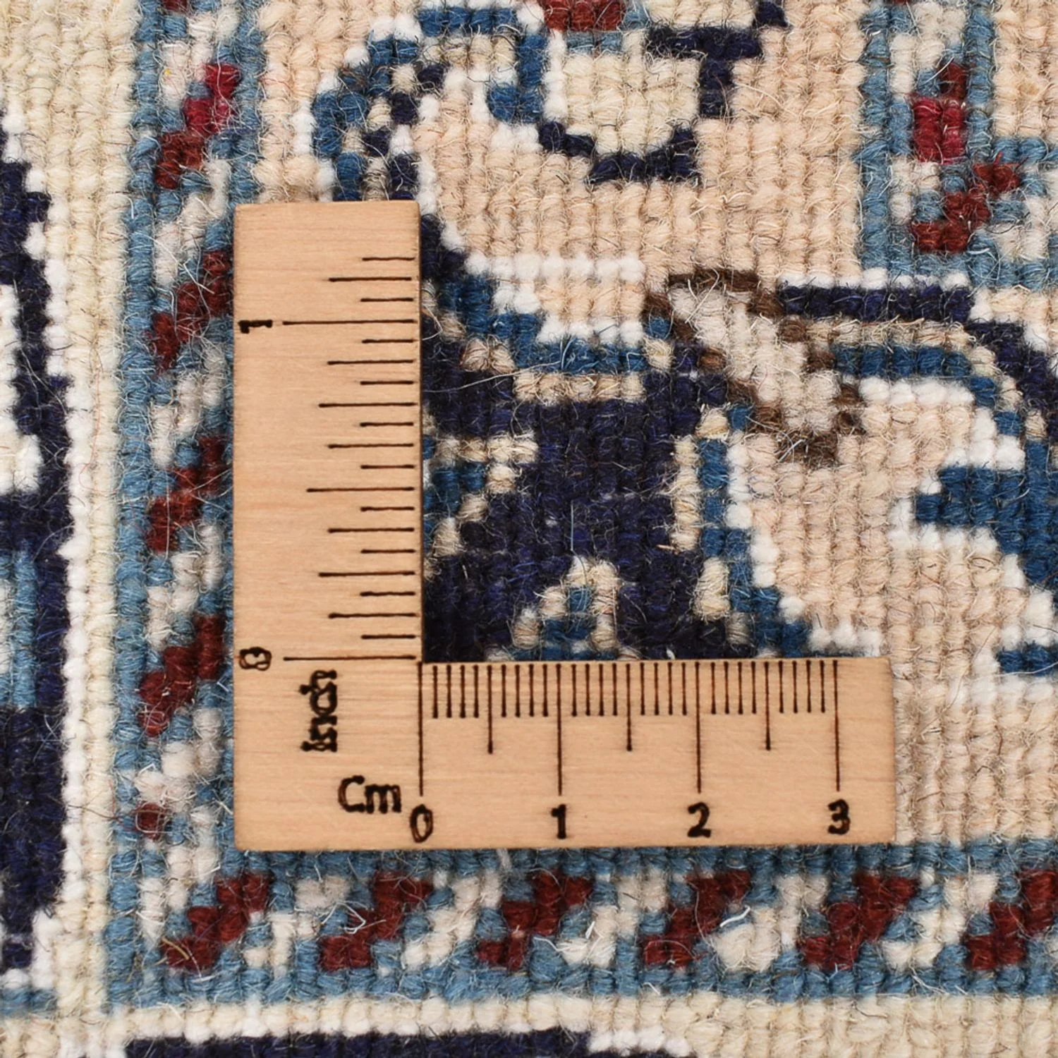 Perserteppich - Nain - 200 x 149 cm - dunkelblau - Image 6