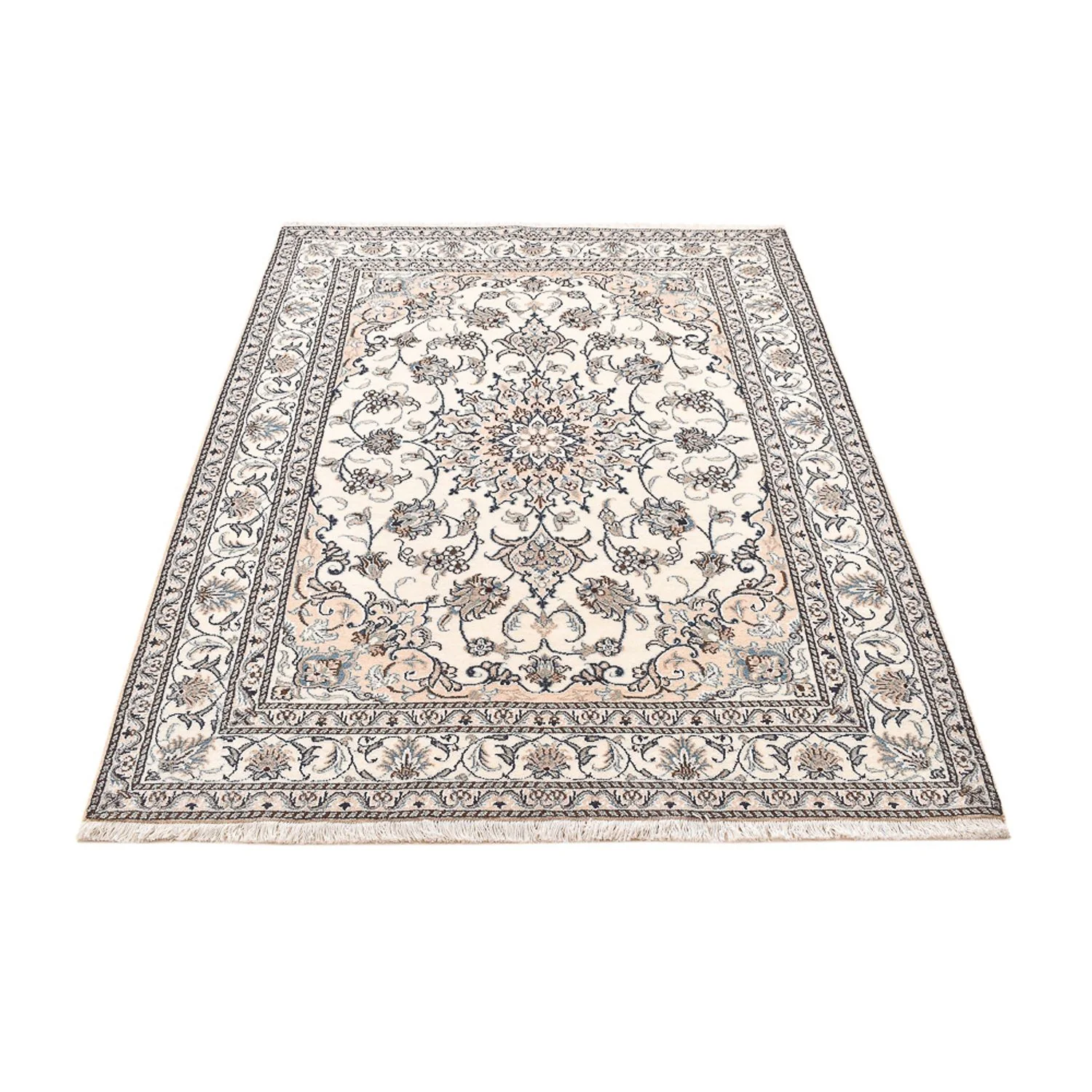 Perserteppich - Nain - 200 x 150 cm - hellbeige - Image 5