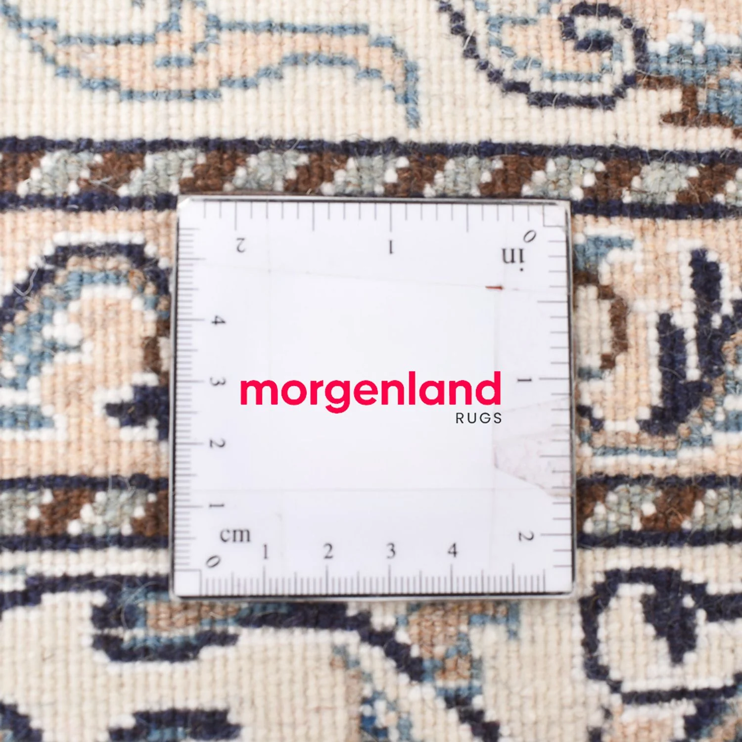 Perserteppich - Nain - 200 x 150 cm - hellbeige - Image 6
