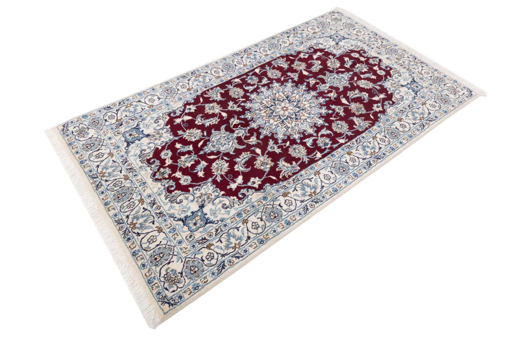 Perserteppich - Nain - 202 x 120 cm - rot - Image 2