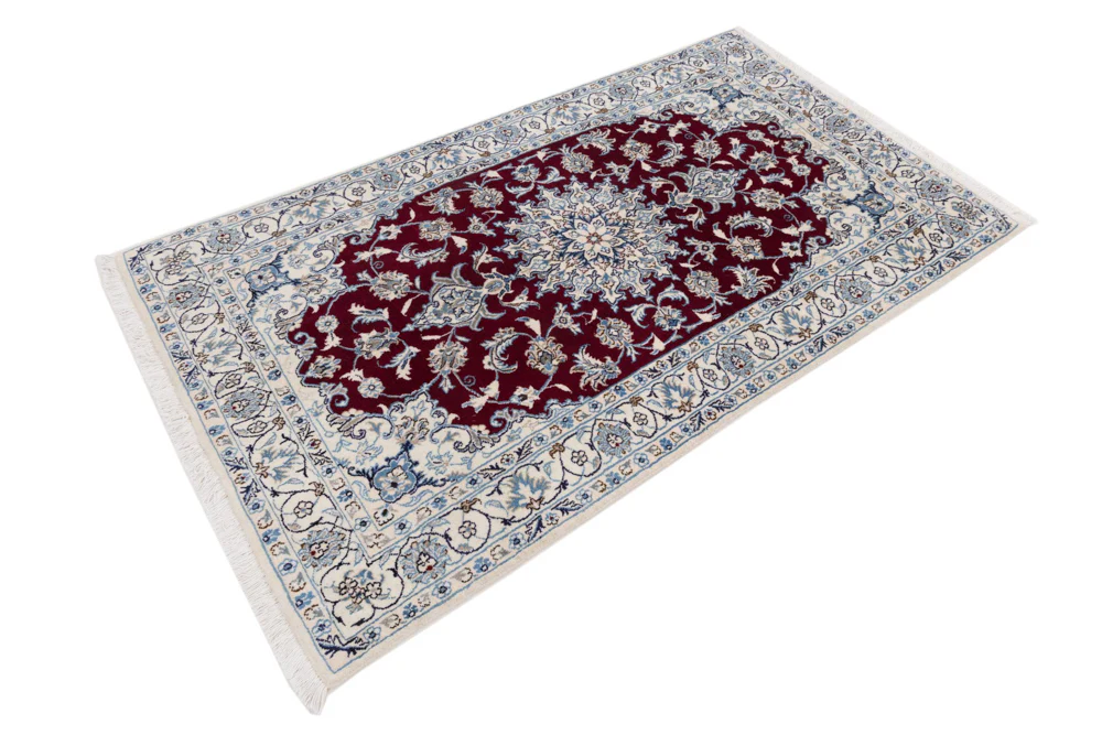 Perserteppich - Nain - 202 x 120 cm - rot - Image 3