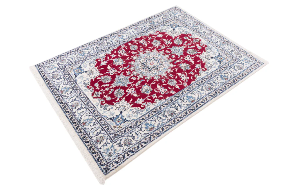 Perserteppich - Nain - 202 x 148 cm - rot - Image 2