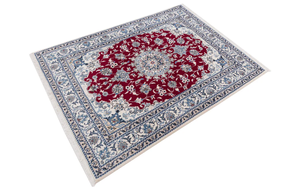 Perserteppich - Nain - 202 x 148 cm - rot - Image 3