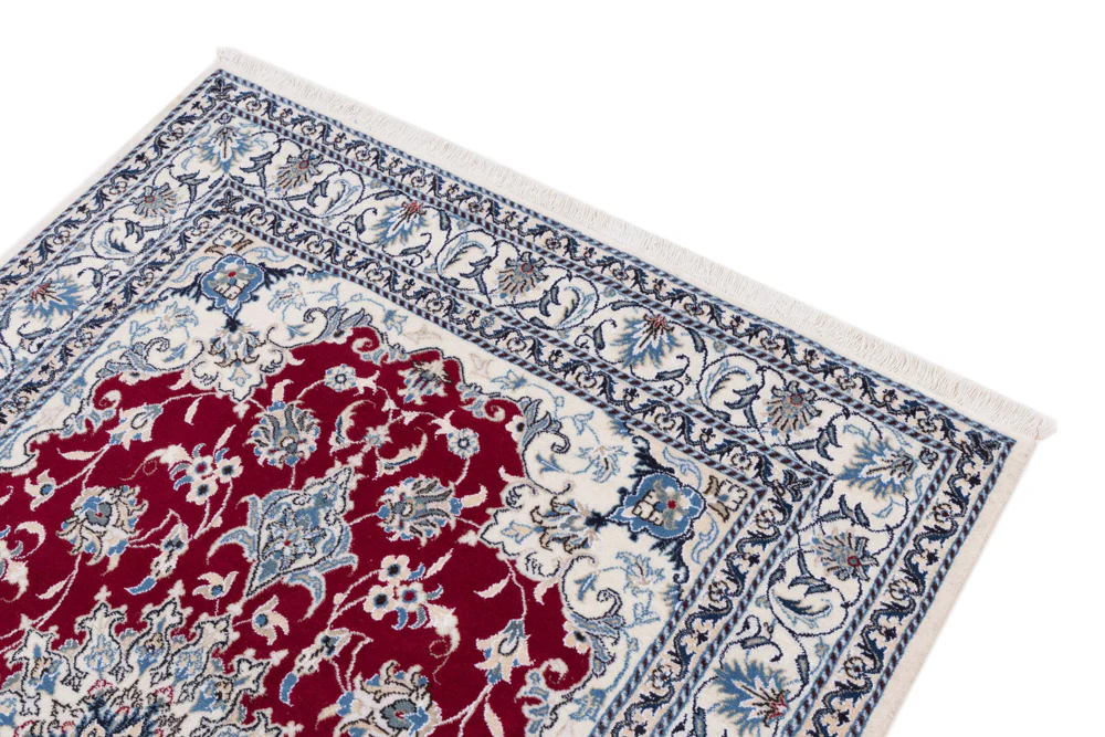 Perserteppich - Nain - 202 x 148 cm - rot - Image 4