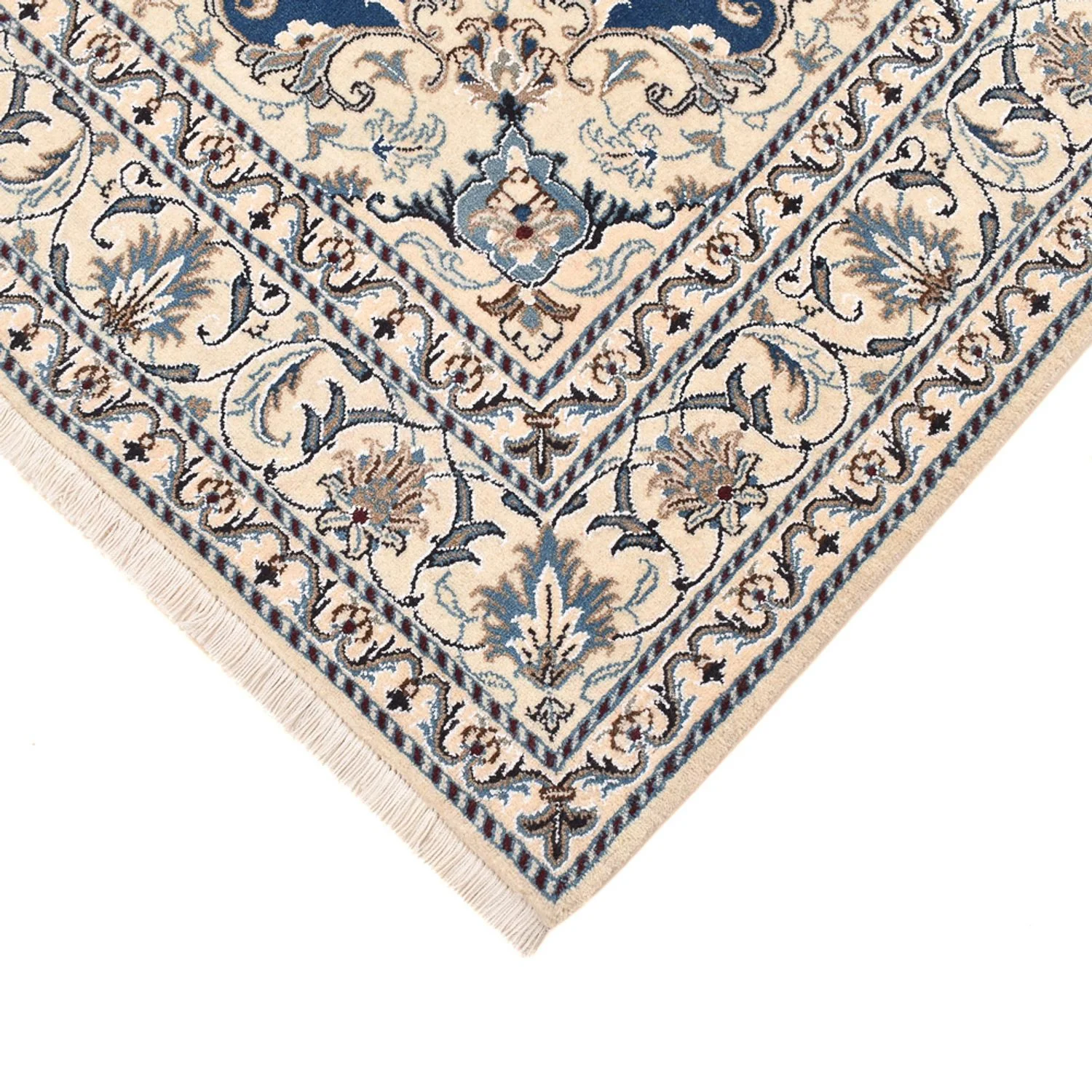 Perserteppich - Nain - 202 x 155 cm - dunkelblau - Image 2