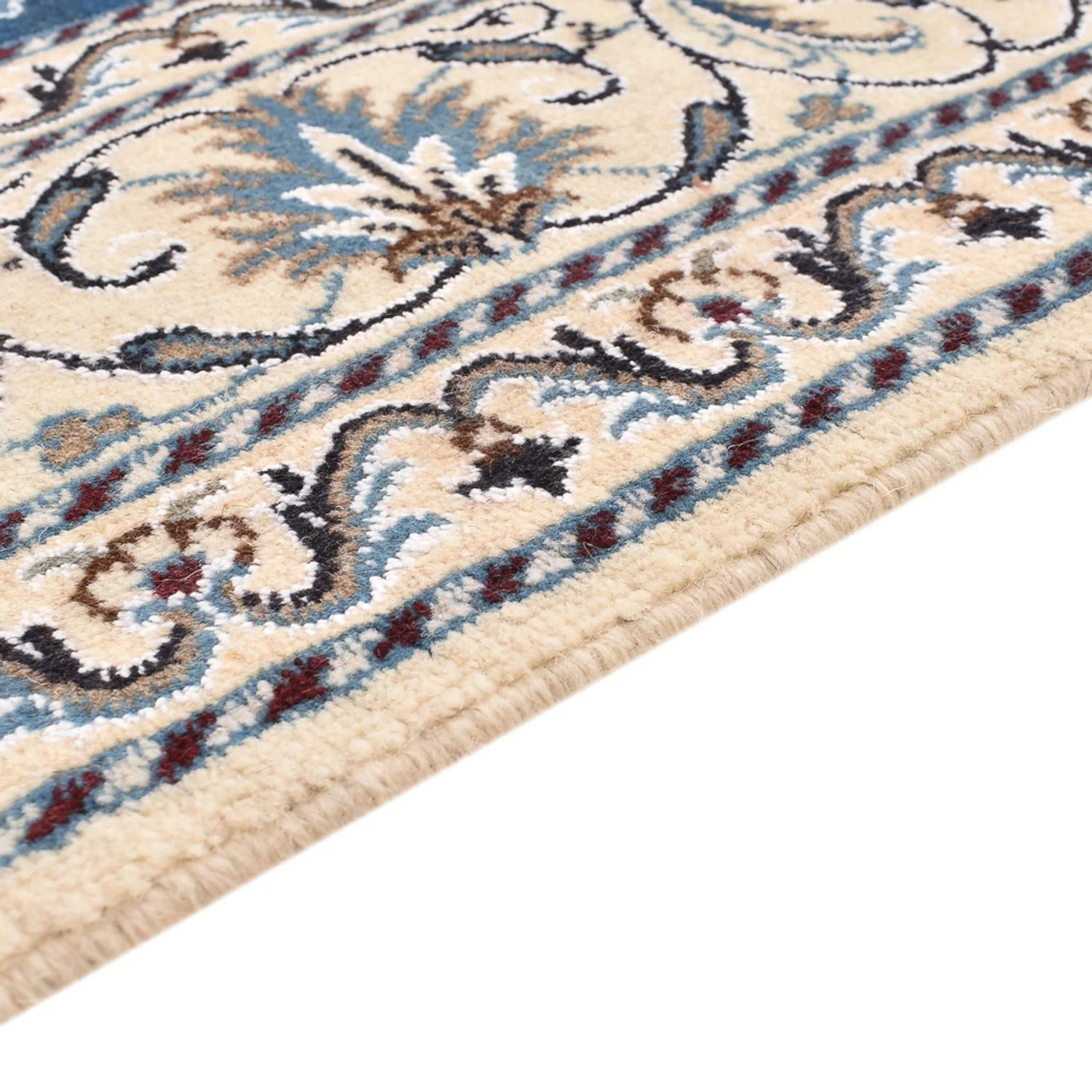 Perserteppich - Nain - 202 x 155 cm - dunkelblau - Image 3