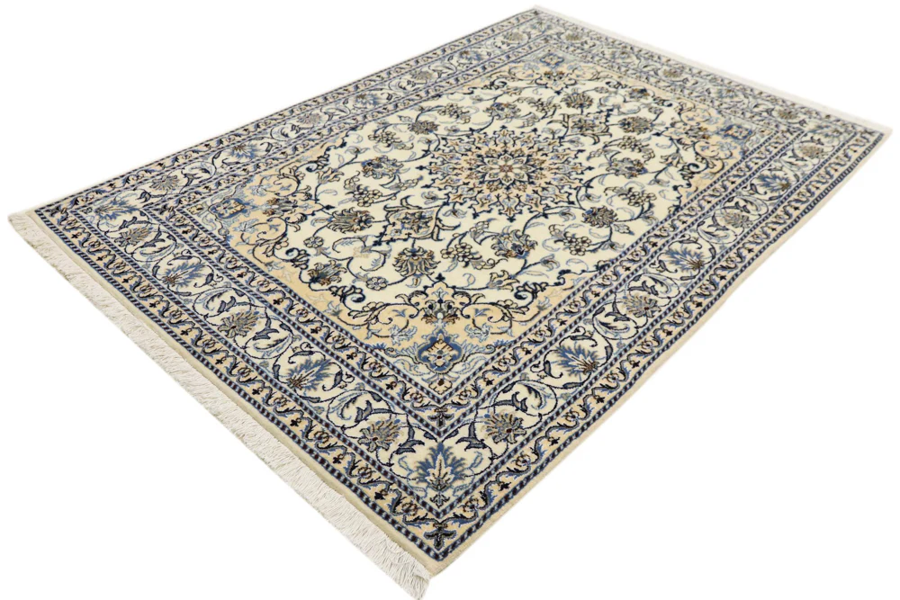 Perserteppich - Nain - 203 x 144 cm - creme - Image 2