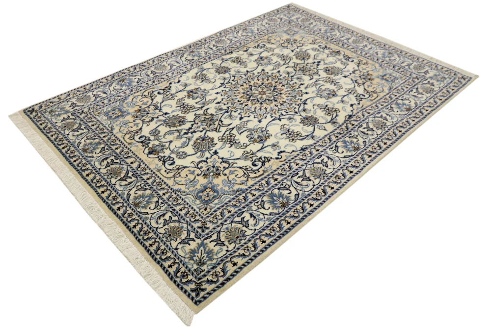 Perserteppich - Nain - 203 x 144 cm - creme - Image 3