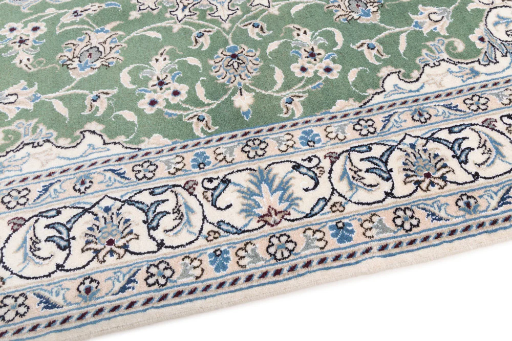 Perserteppich - Nain - 204 x 146 cm - grün - Image 5