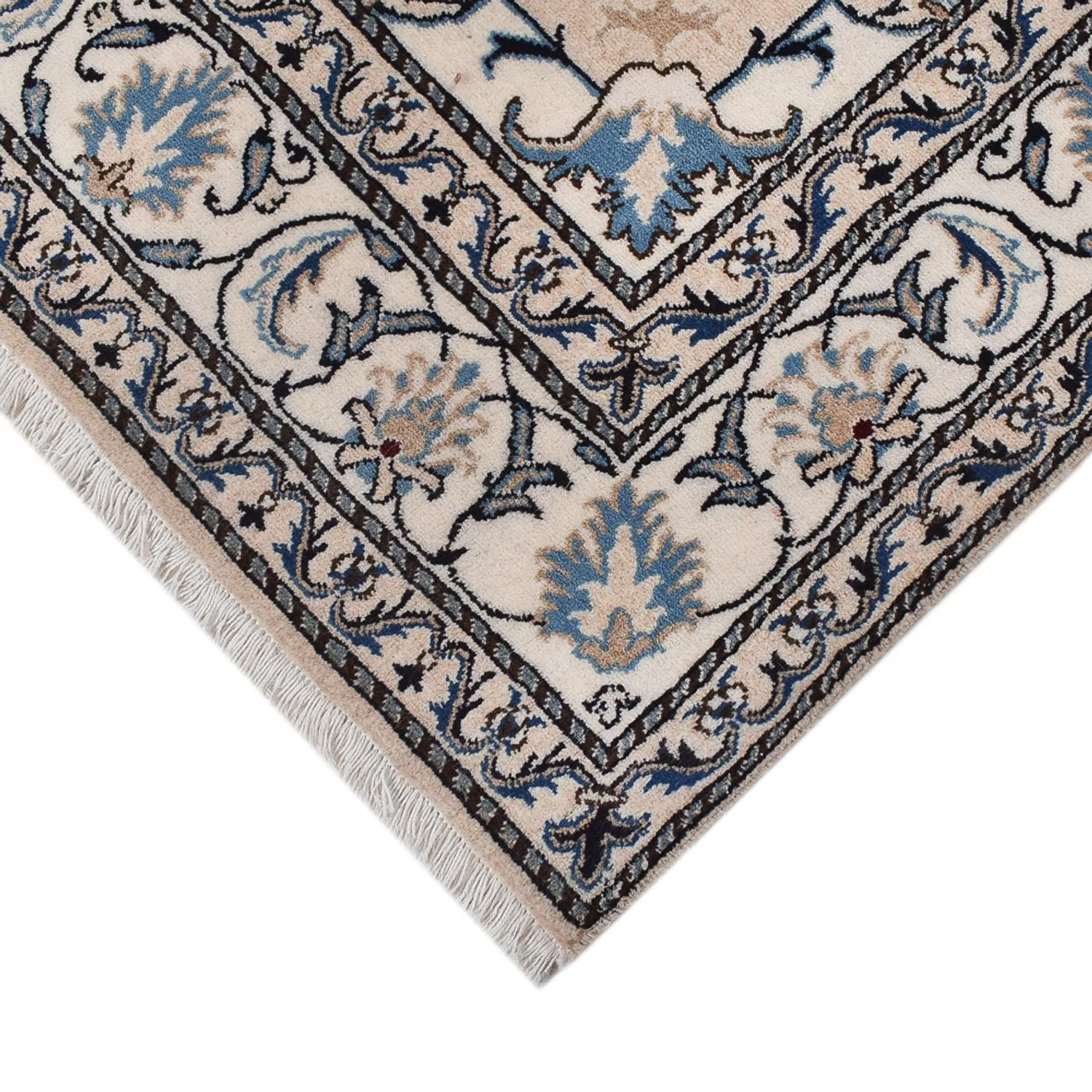 Perserteppich - Nain - 205 x 147 cm - creme - Image 2