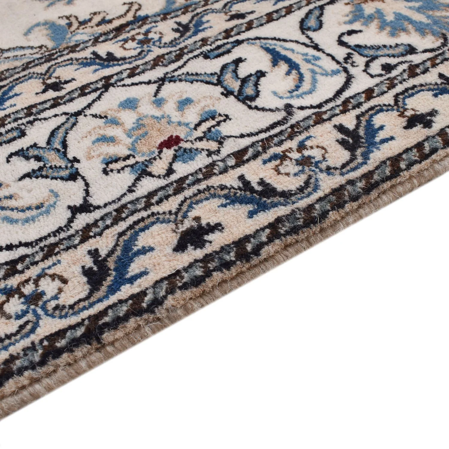 Perserteppich - Nain - 205 x 147 cm - creme - Image 3