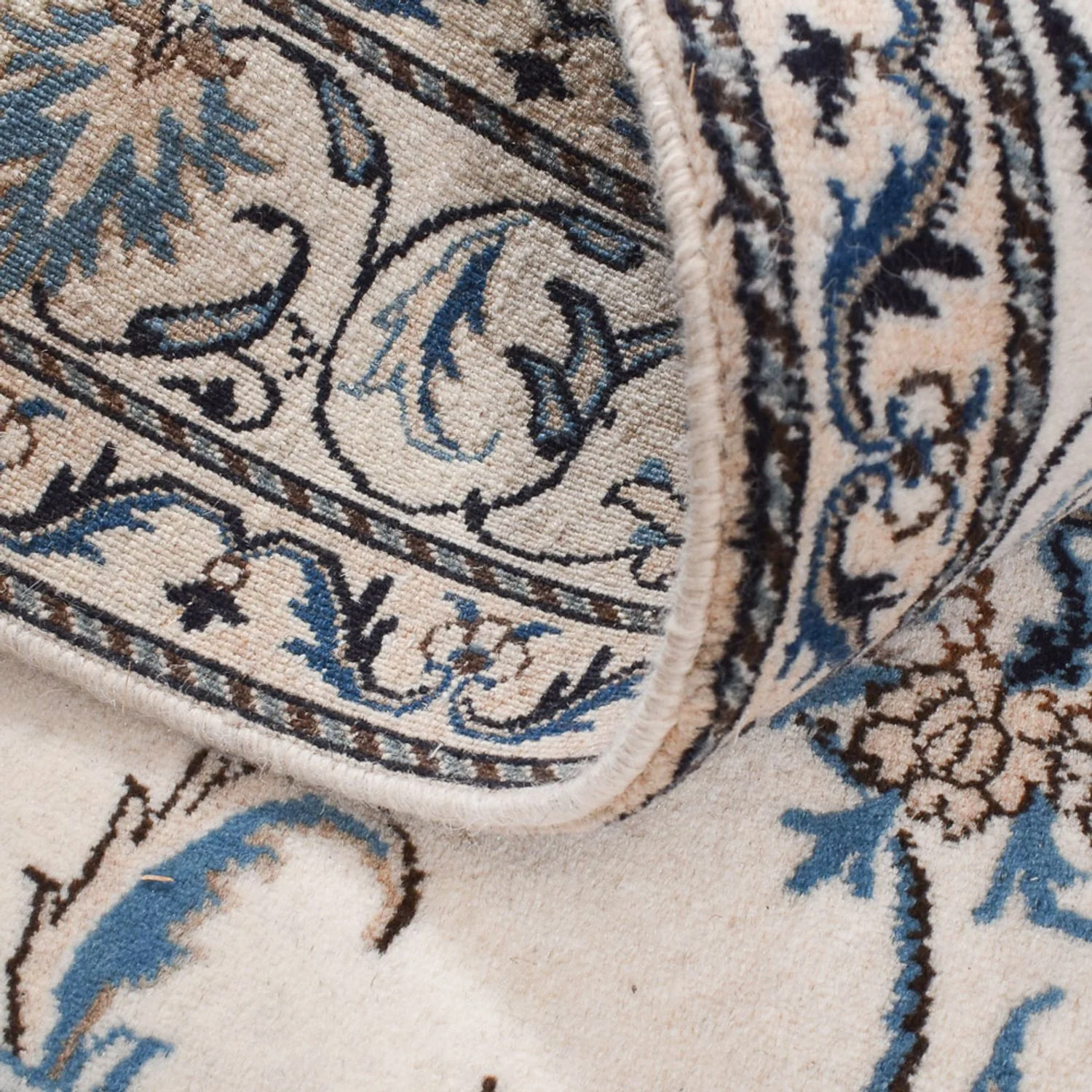 Perserteppich - Nain - 205 x 147 cm - creme - Image 4