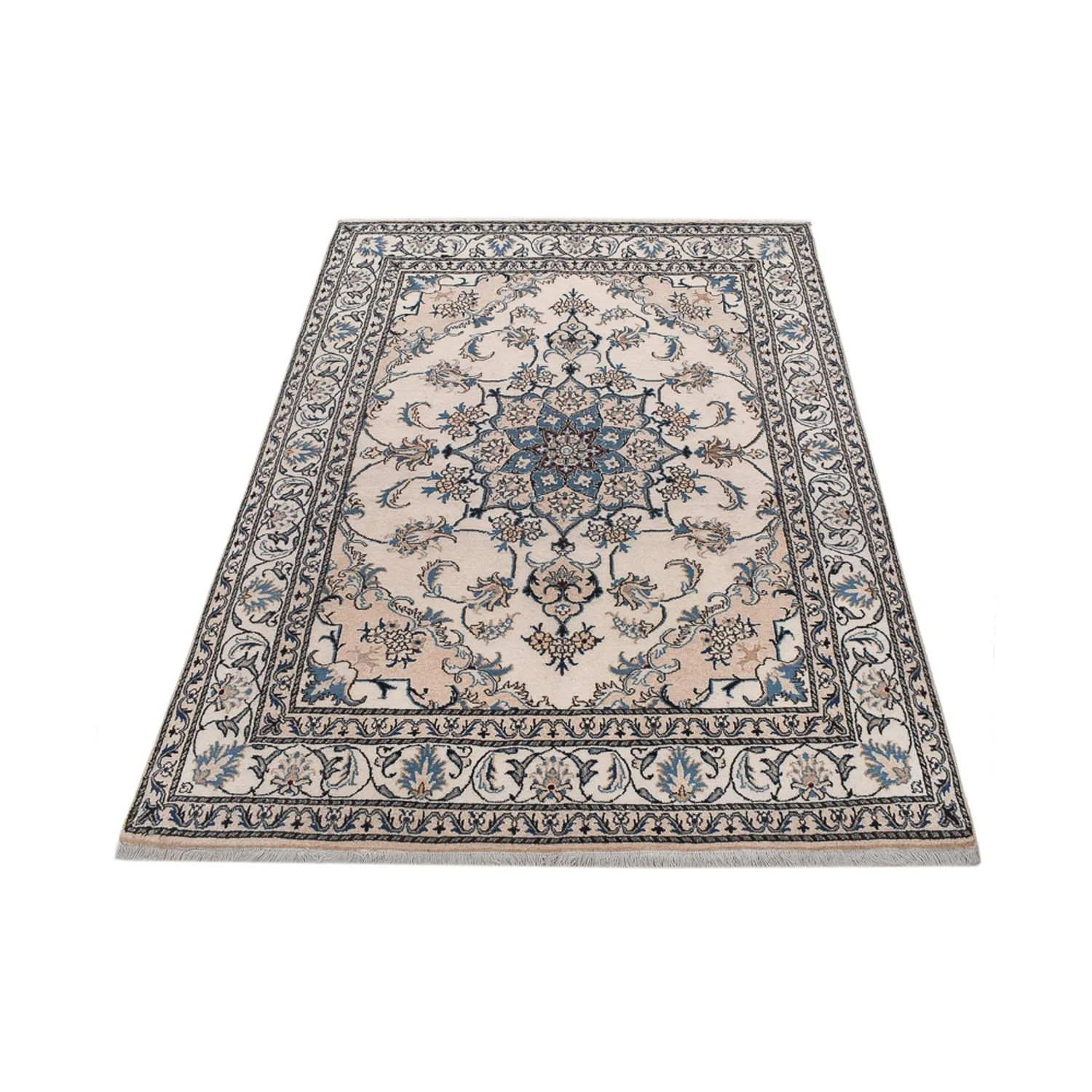 Perserteppich - Nain - 205 x 147 cm - creme - Image 5