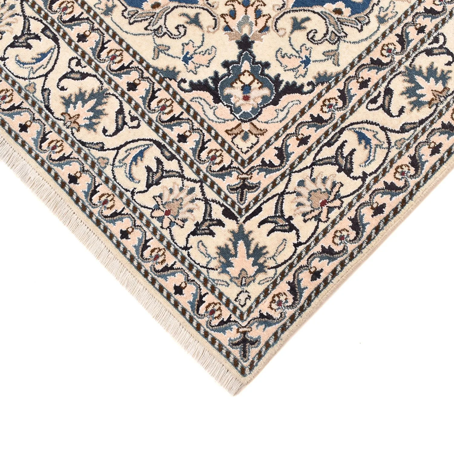 Perserteppich - Nain - 205 x 150 cm - blau - Image 2