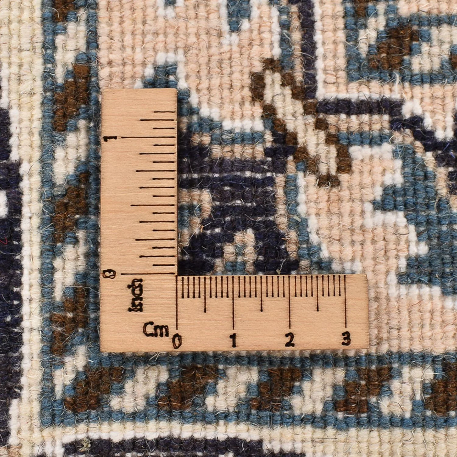 Perserteppich - Nain - 205 x 150 cm - blau - Image 6
