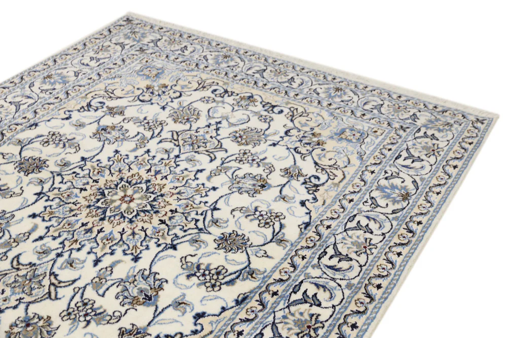 Perserteppich - Nain - 207 x 148 cm - creme - Image 4