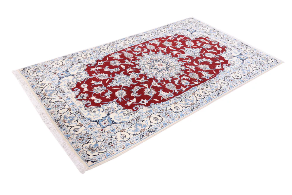 Perserteppich - Nain - 213 x 120 cm - rot - Image 2