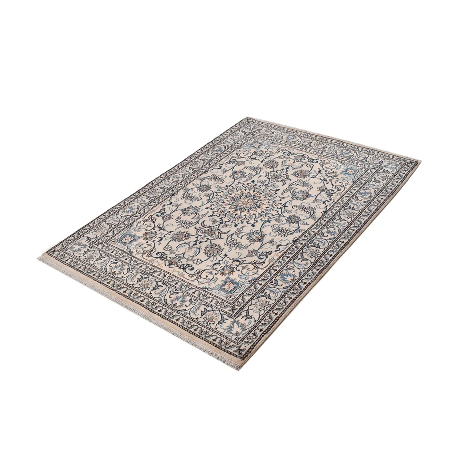 Perserteppich - Nain - 218 x 150 cm - creme - Image 5
