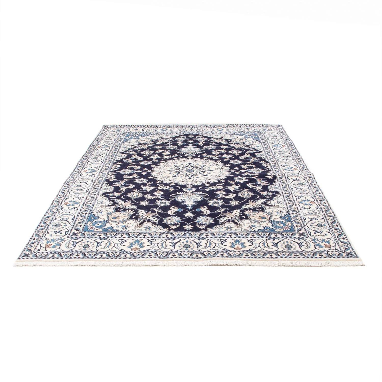 Perserteppich - Nain - 226 x 167 cm - dunkelblau - Image 5
