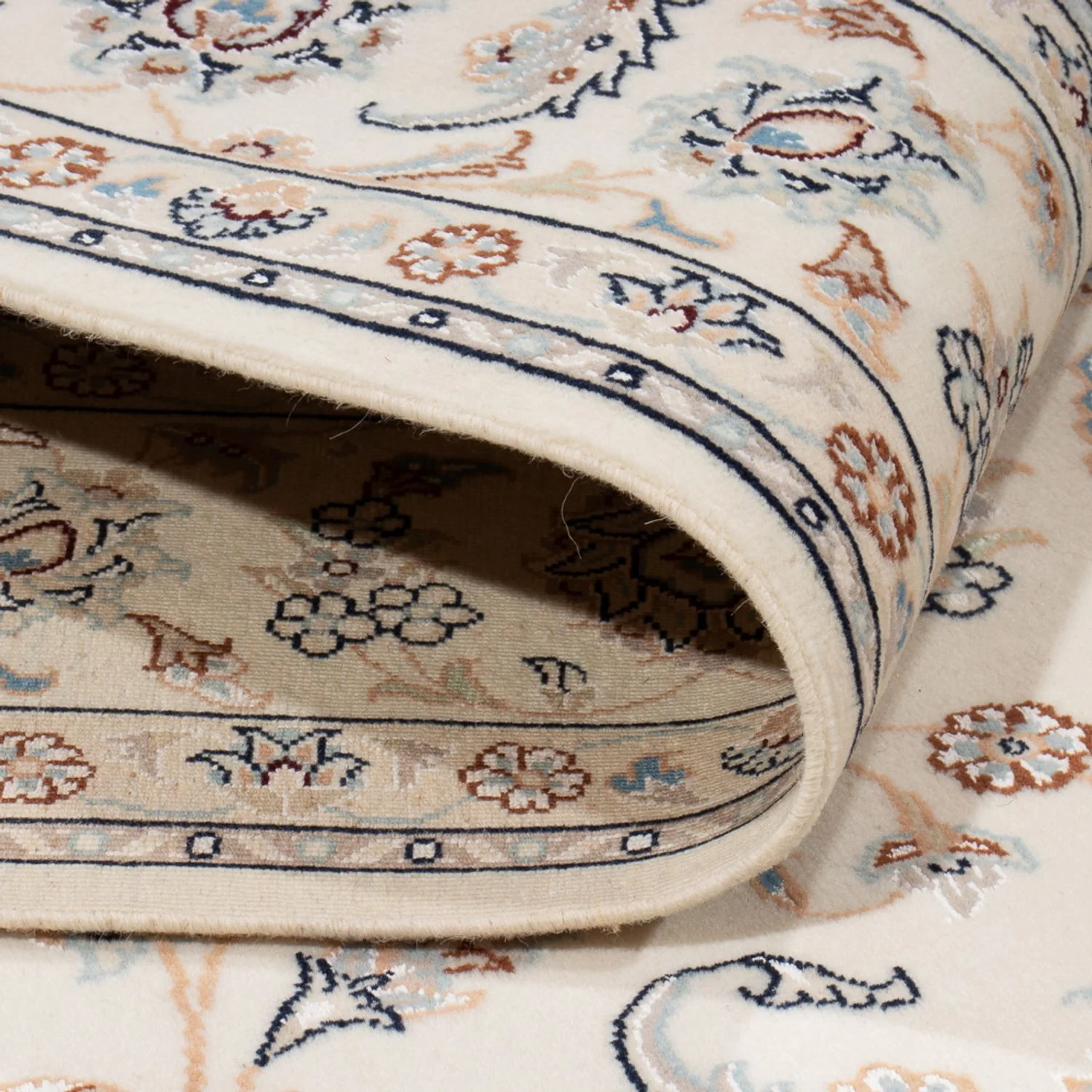 Perserteppich - Nain - 228 x 170 cm - creme - Image 4