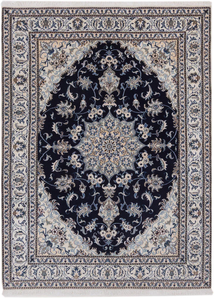 Perserteppich - Nain - 228 x 170 cm - dunkelblau