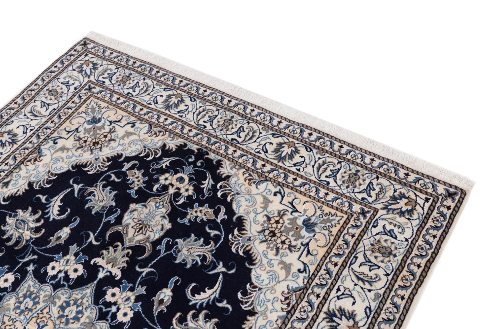 Perserteppich - Nain - 228 x 170 cm - dunkelblau - Image 4