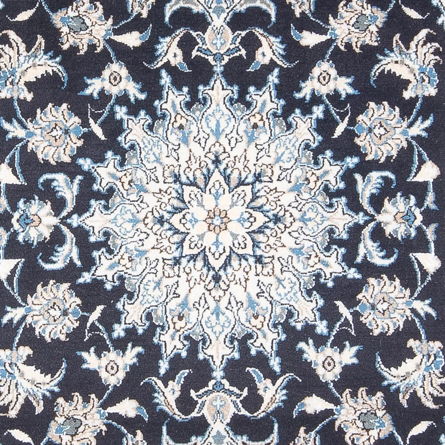 Perserteppich - Nain - 228 x 172 cm - dunkelblau - Image 2