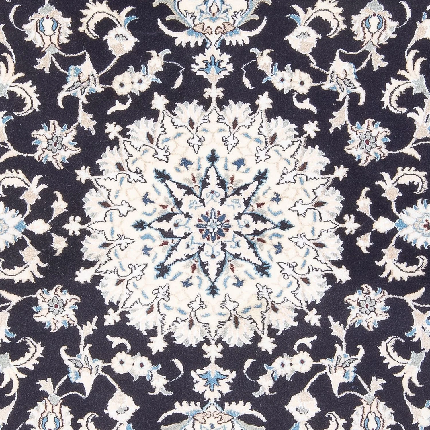 Perserteppich - Nain - 231 x 163 cm - dunkelblau - Image 2