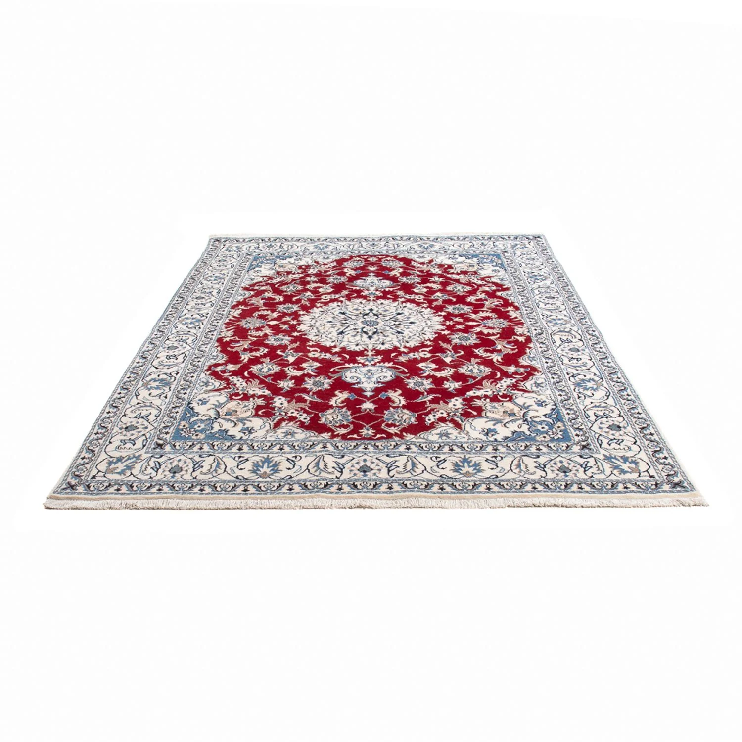 Perserteppich - Nain - 231 x 163 cm - rot - Image 5