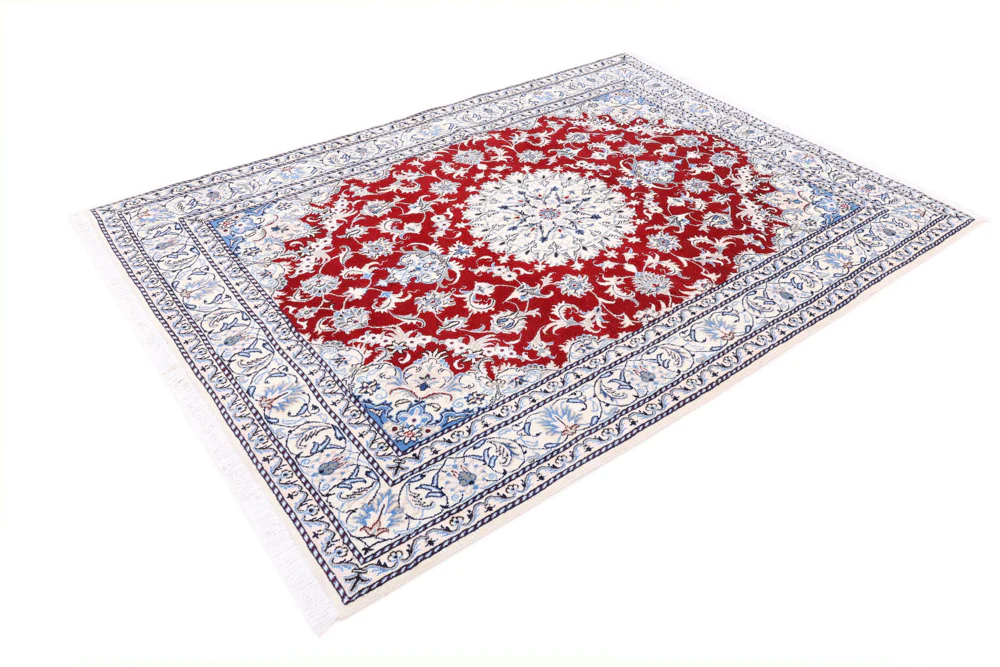 Perserteppich - Nain - 231 x 167 cm - rot - Image 3
