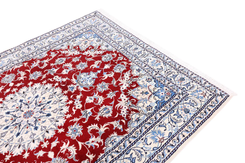 Perserteppich - Nain - 231 x 167 cm - rot - Image 4