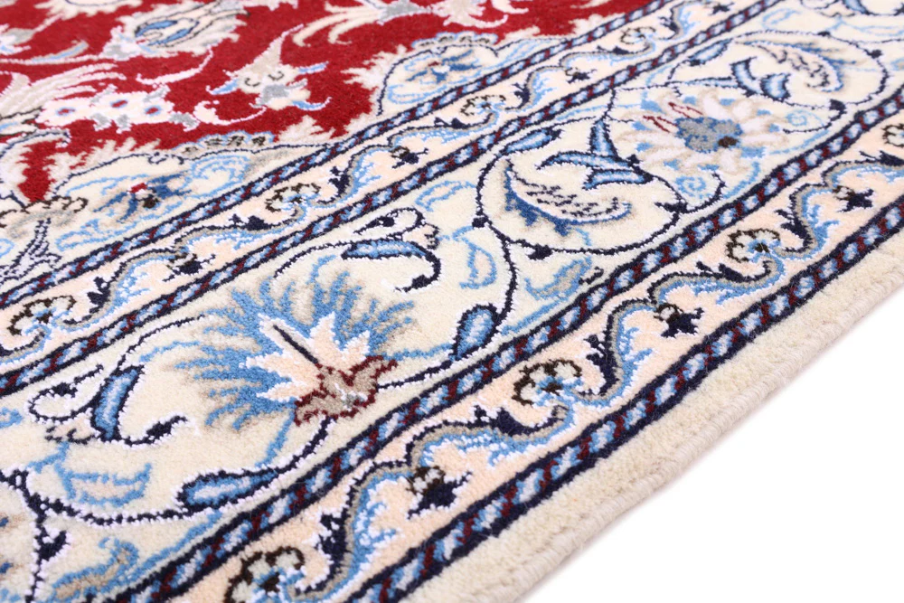 Perserteppich - Nain - 231 x 167 cm - rot - Image 6