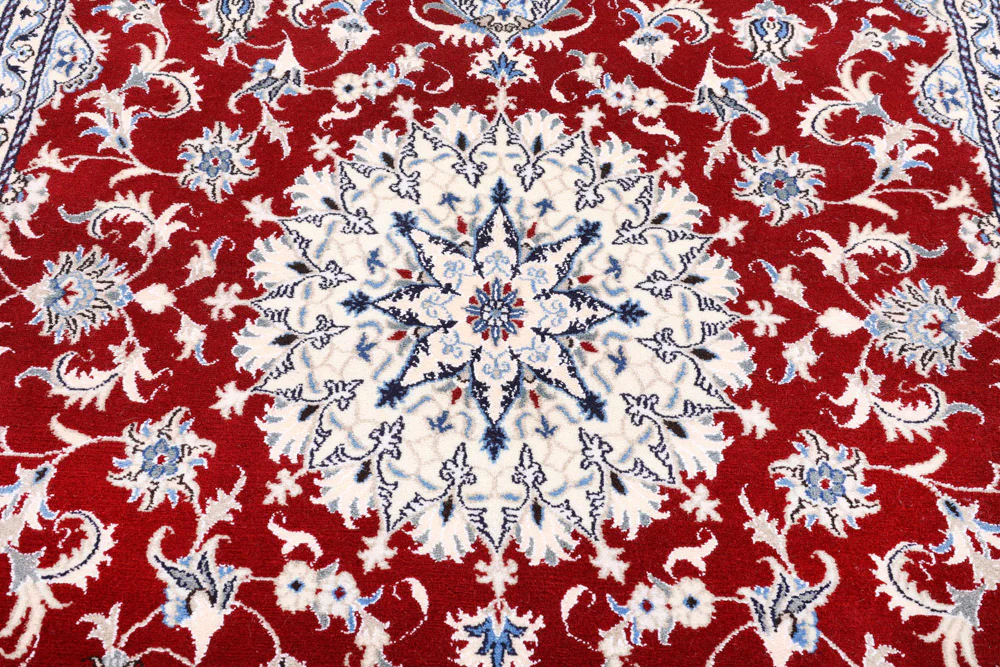 Perserteppich - Nain - 231 x 167 cm - rot - Image 7