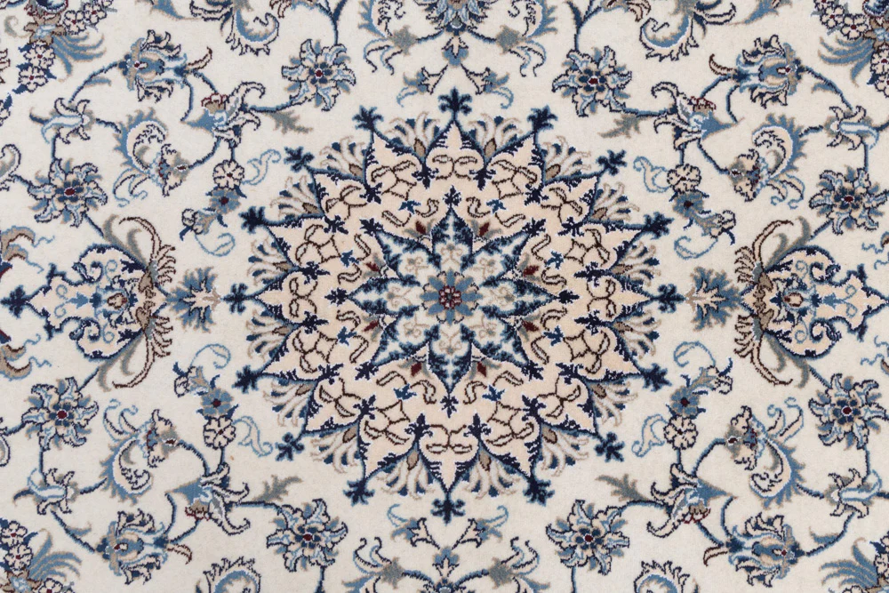 Perserteppich - Nain - 232 x 163 cm - creme - Image 8