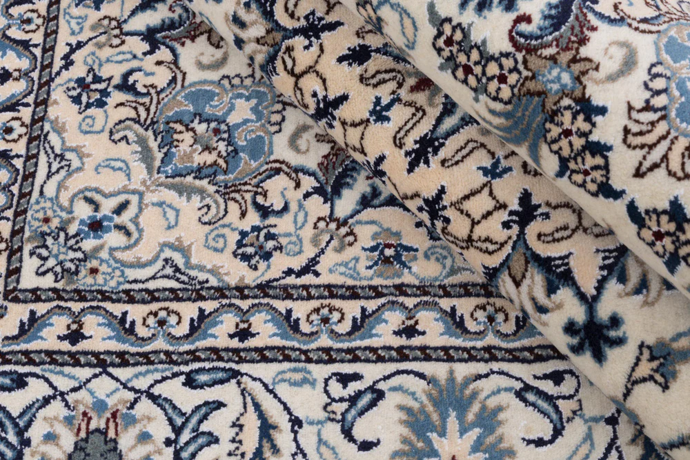Perserteppich - Nain - 232 x 163 cm - creme - Image 9
