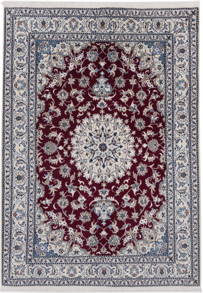 Perserteppich - Nain - 232 x 165 cm - rot