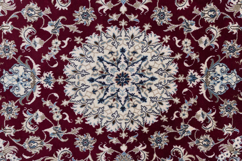 Perserteppich - Nain - 232 x 165 cm - rot - Image 8