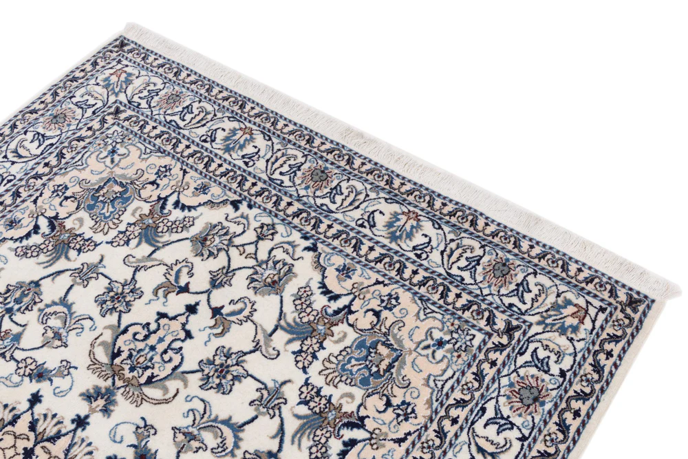 Perserteppich - Nain - 234 x 165 cm - creme - Image 4