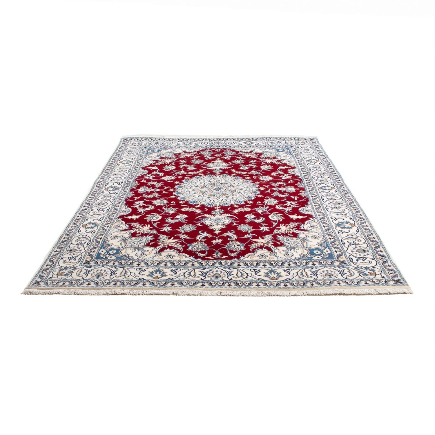 Perserteppich - Nain - 234 x 165 cm - rot - Image 5