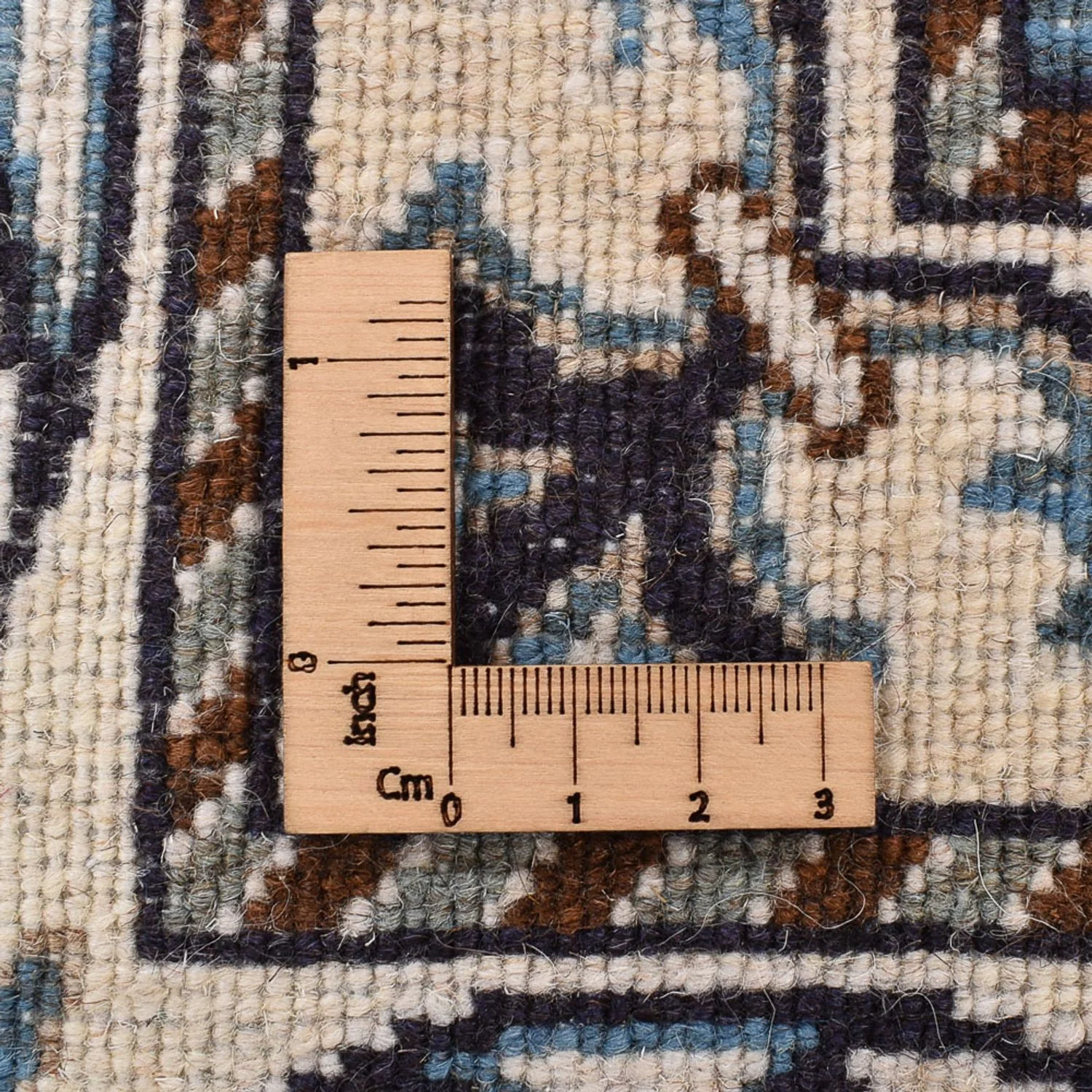 Perserteppich - Nain - 234 x 166 cm - blau - Image 6